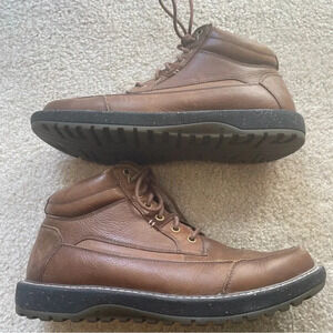 Abeo Brown Leather Bear Boots